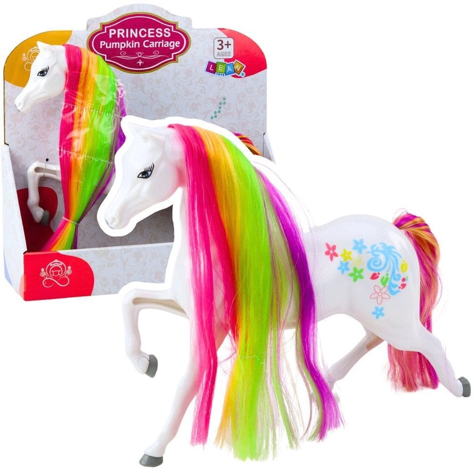 Figurine Large Fairy Horse Rainbow Mane