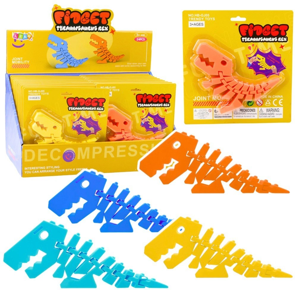 Dinosaur Puzzle Fidget 3D Puzzle Flexible