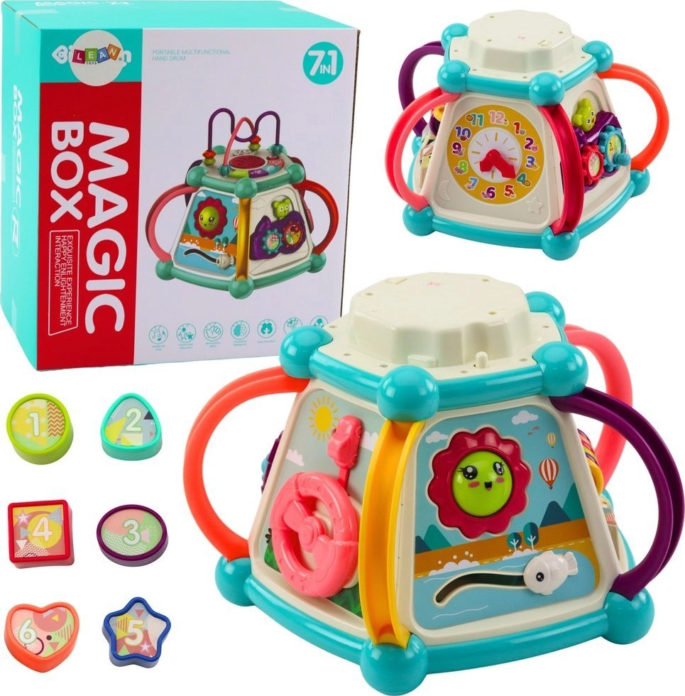 Multifunctional Educational Cube Sorter 7in1 Lights