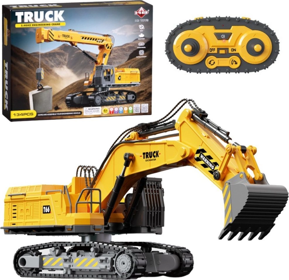 LeanToys Crawler Excavator To Assemble DIY
