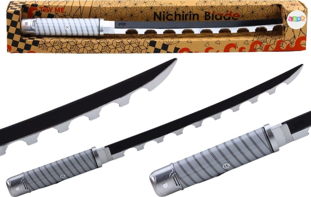 LeanToys Nichirin Samurai Sword Battery Operated