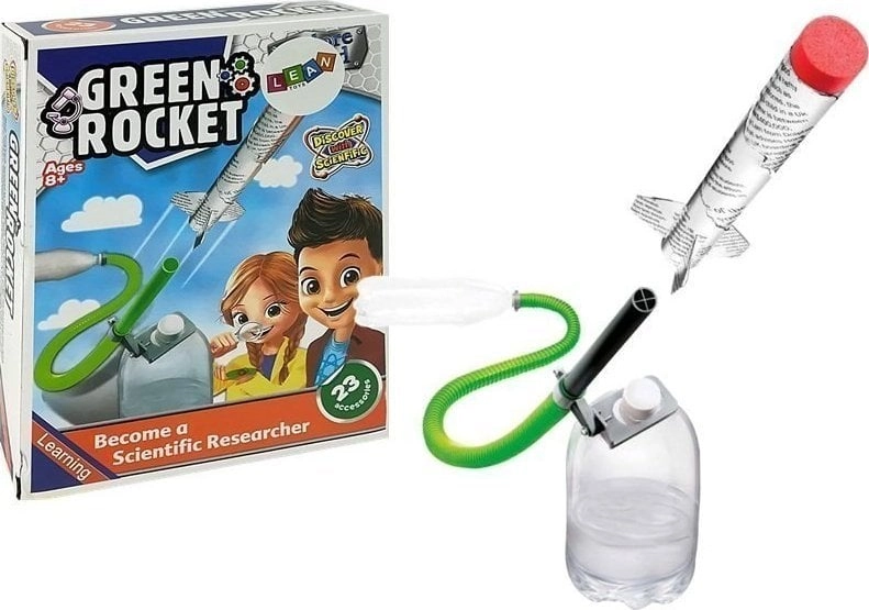 LeanToys Educational Compressed Air Rocket DIY