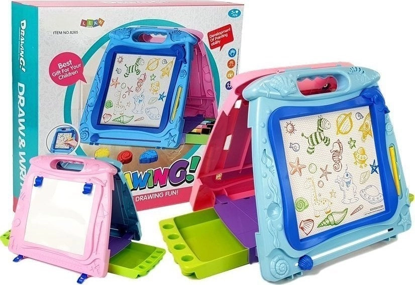 LeanToys Double-sided Drawing Board Markers Magnets