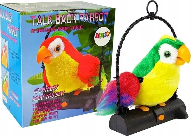 LeanToys Parrot Flying Bird Repeats Words