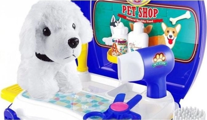 Hairdressing set Dog in a suitcase