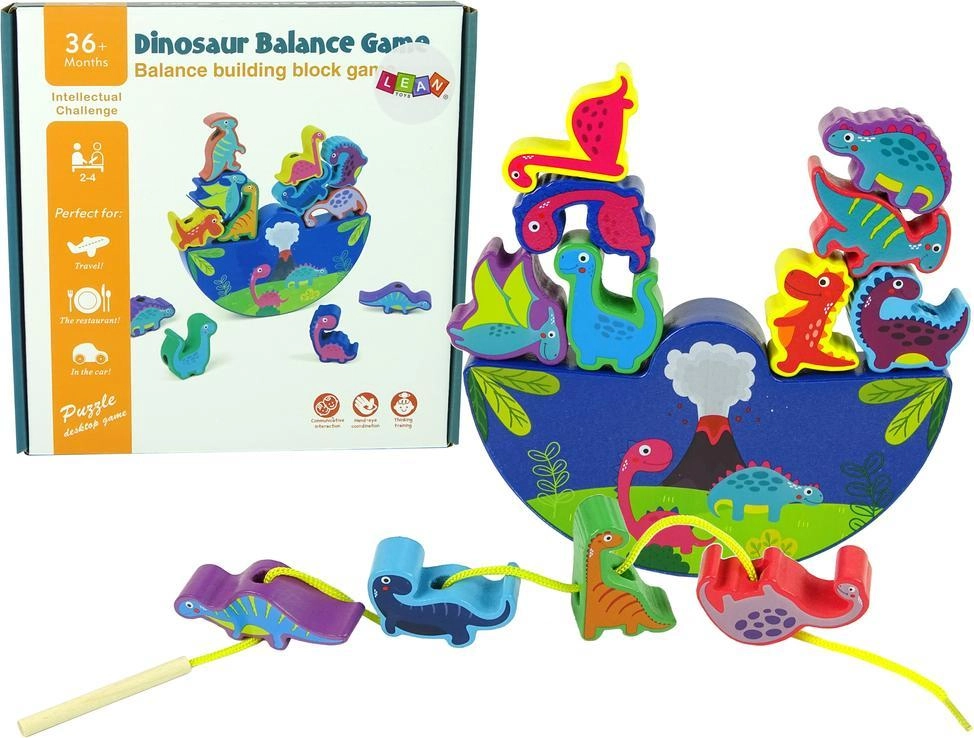 Lean Sport Wooden arcade puzzle  Dinosaurs
