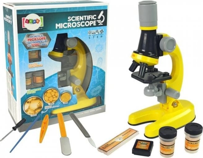 Yellow microscope for scientist 9454-uniw 5904204754750