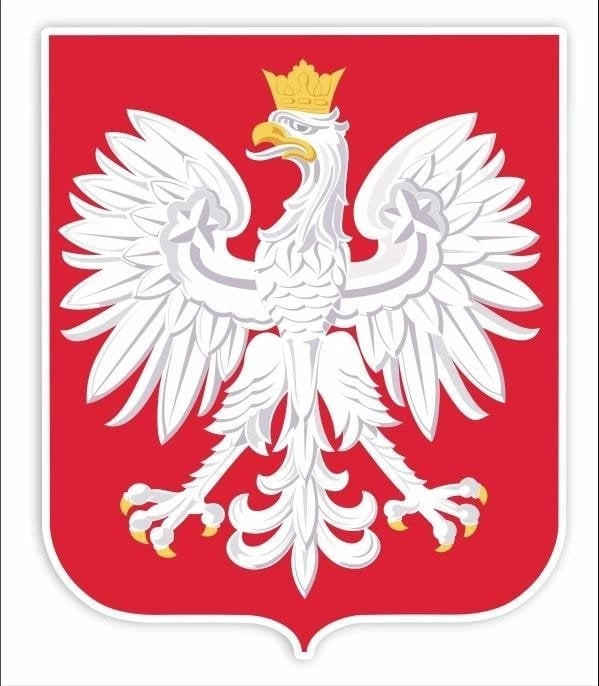 Double-sided window decorations - Polish Emblem
