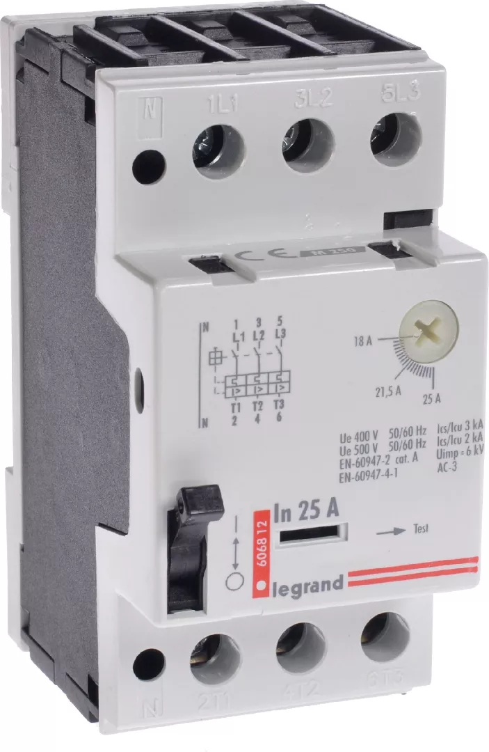Legrand Motor switch 3P 11kW 18-25A