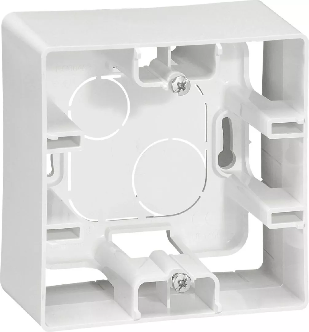 Legrand Niloe single surface-mounted box white