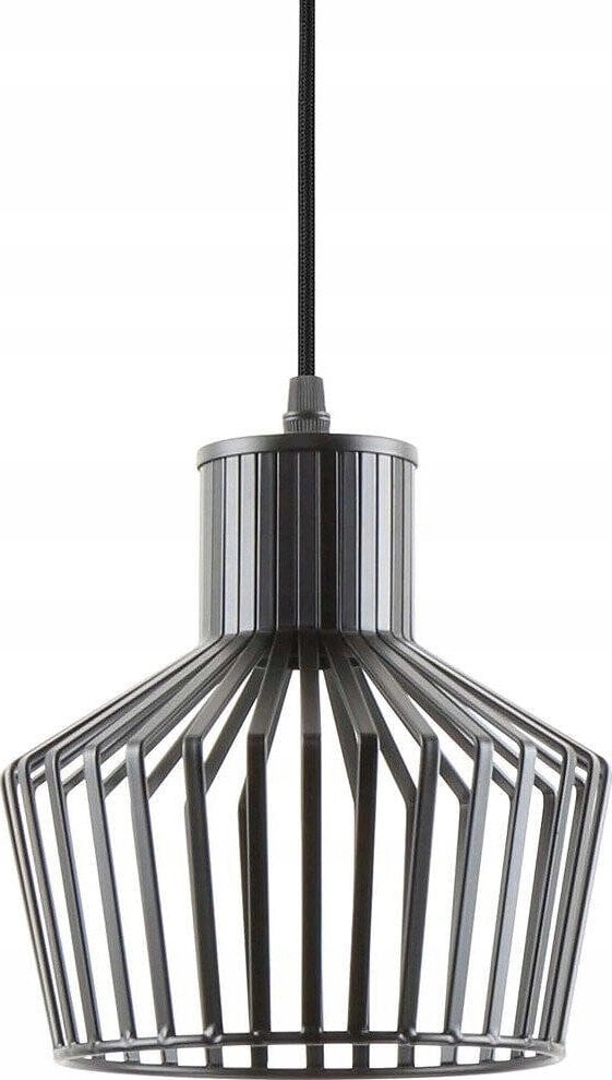 Hanging lamp with a metal shade