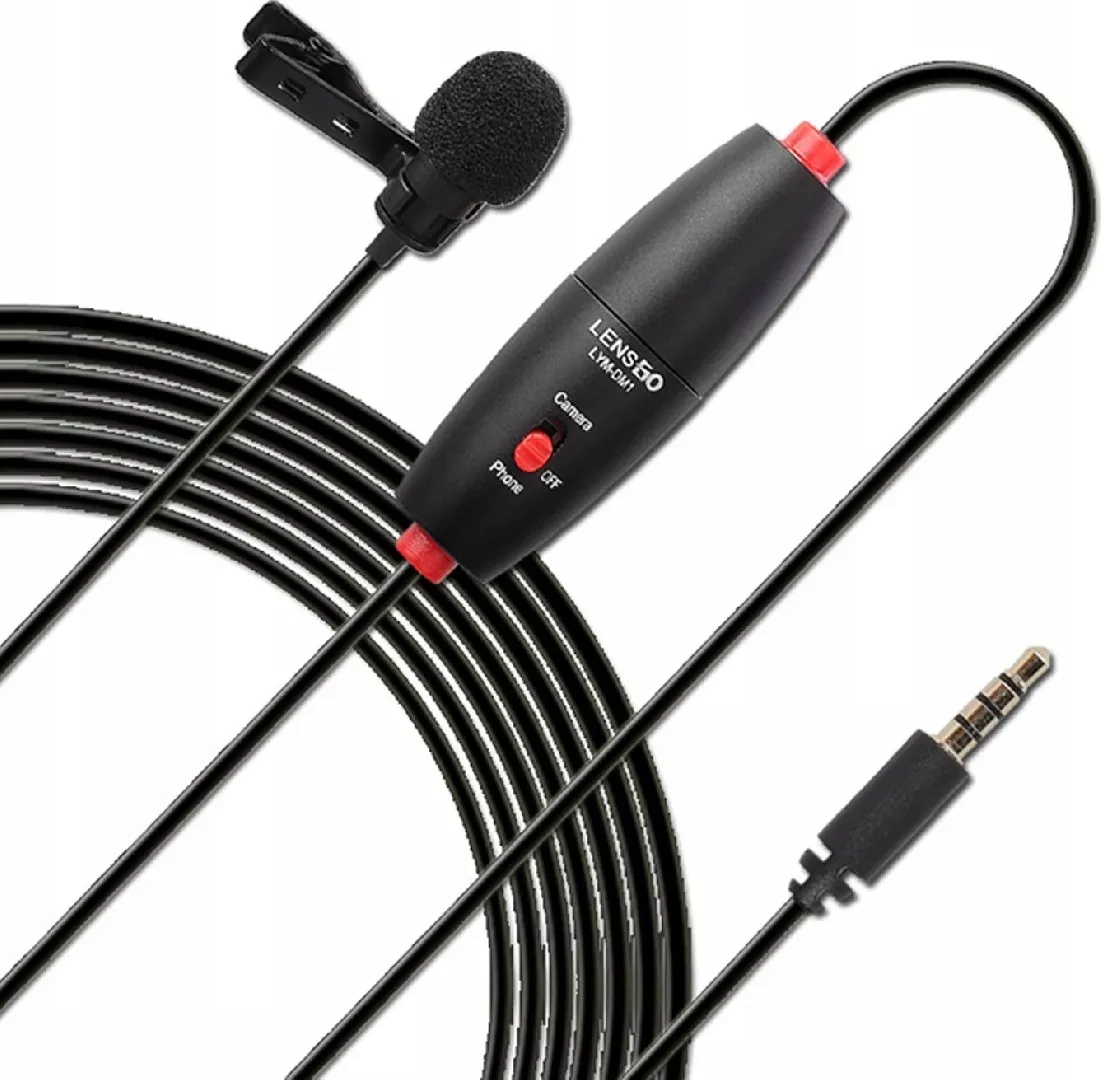 LensGo Microphone Professional Dynamic Lavalier Lavalier