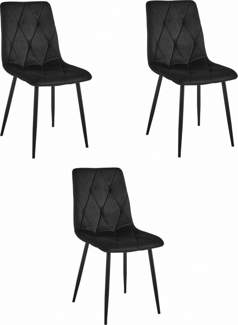 Leobert LIBRA chair - black velvet