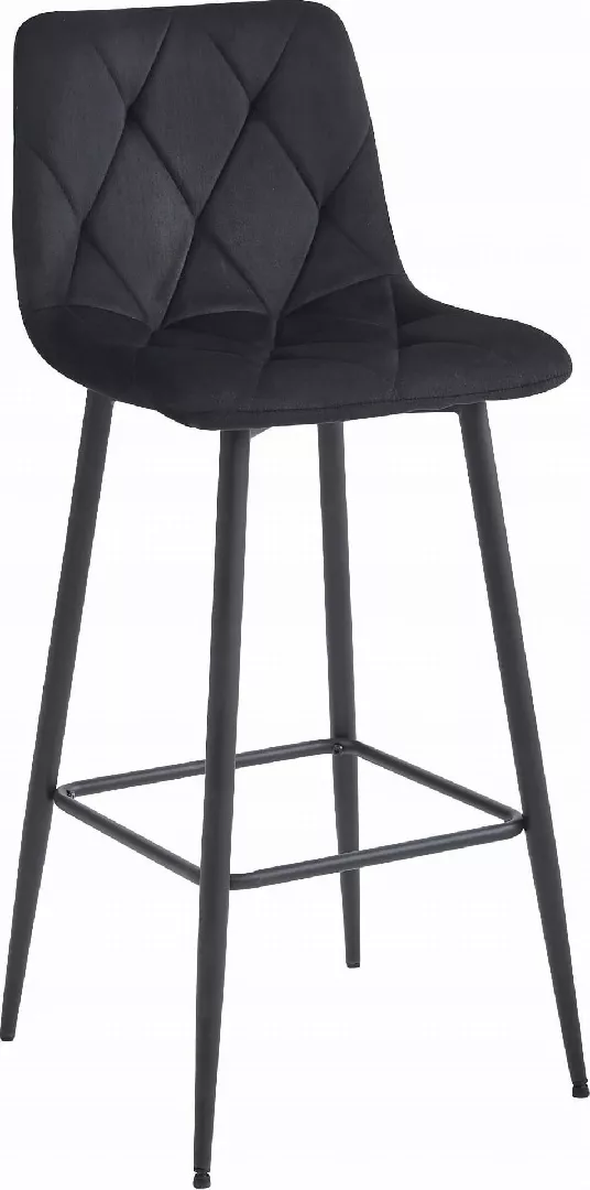 Leobert NADO stool - black velvet