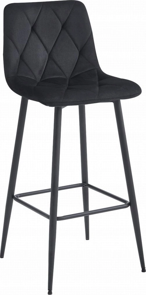 Leobert NADO stool - black velvet