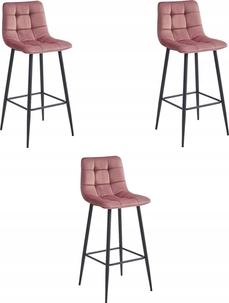 Leobert ARCETO stool - dark pink