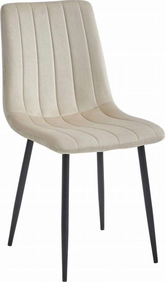 Leobert LAVA chair - beige velvet