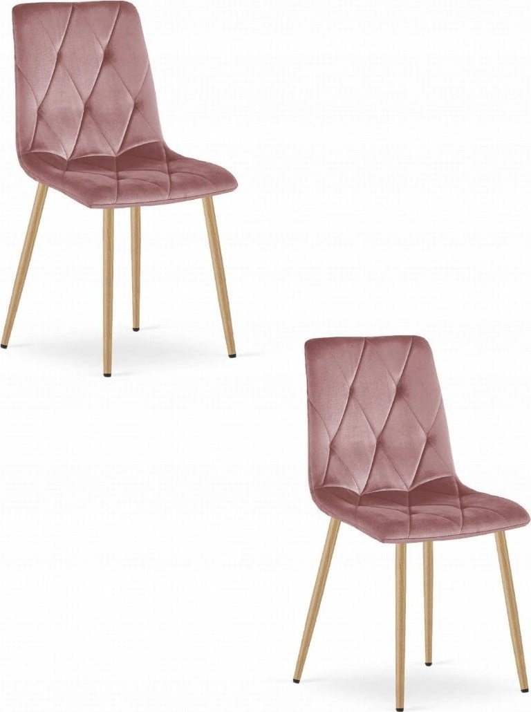 Leobert LIBRA chair - pink velvet