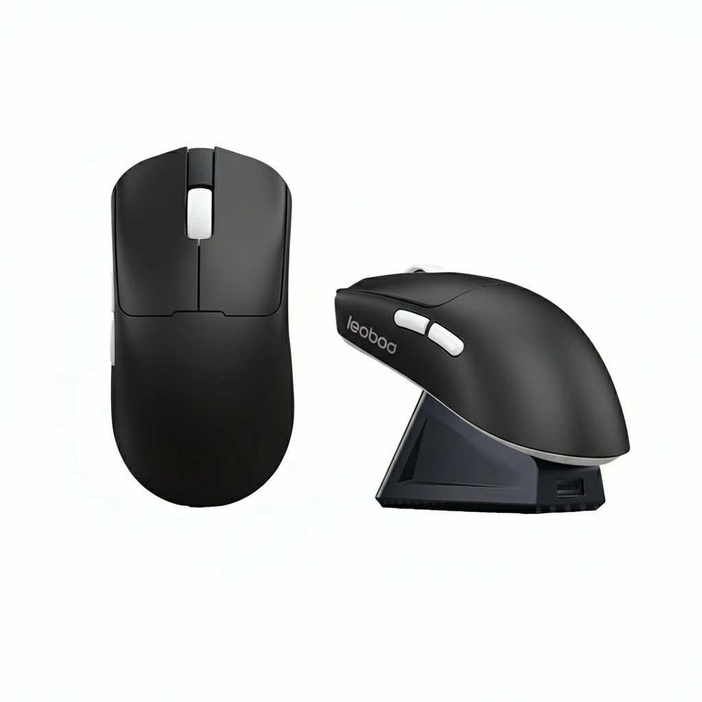 Leobog GM3 Black mouse with charging