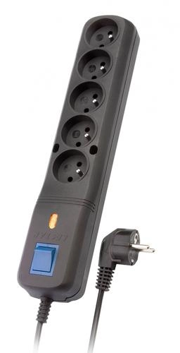 Listwa zasilająca Lestar LV-530W przeciwprzepięciowa 5
