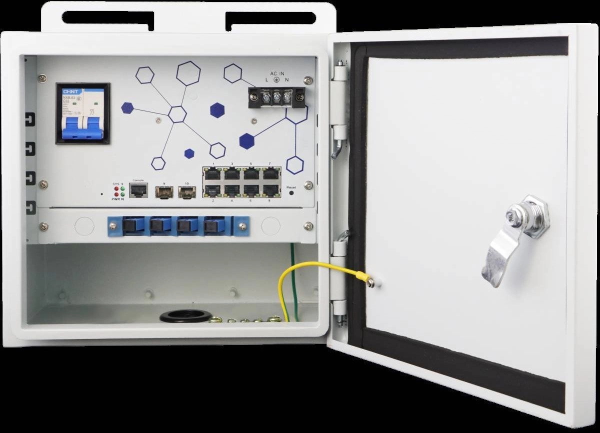 Manageable PoE+ Switch LevelOne GB/L2 10p