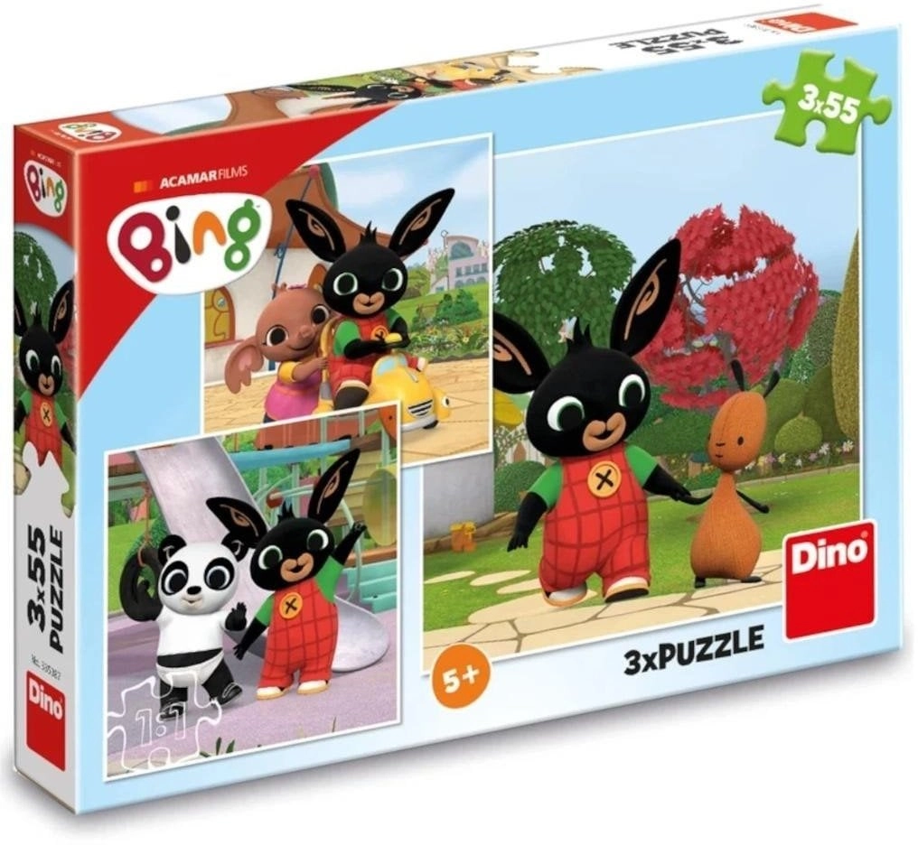Bing Rabbit puzzle 3x55 pieces 8590878335387