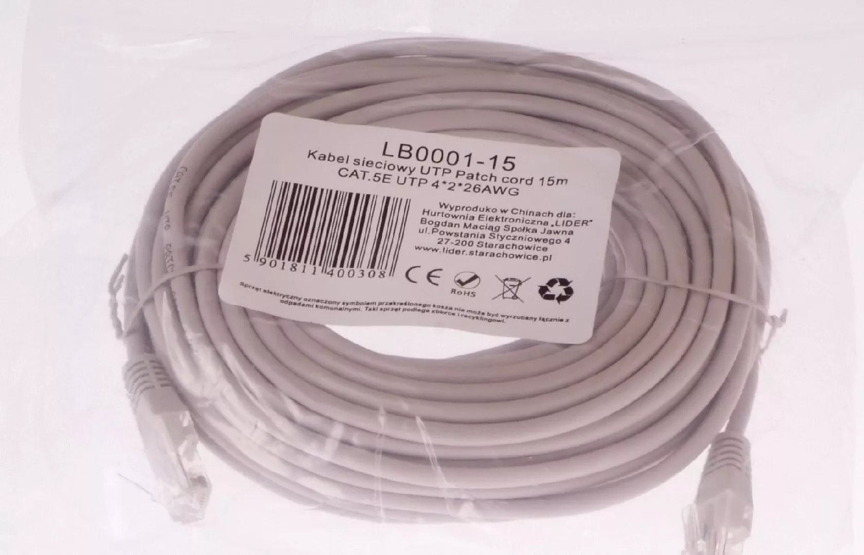 Libox UTP 15m CAT.5E UTP