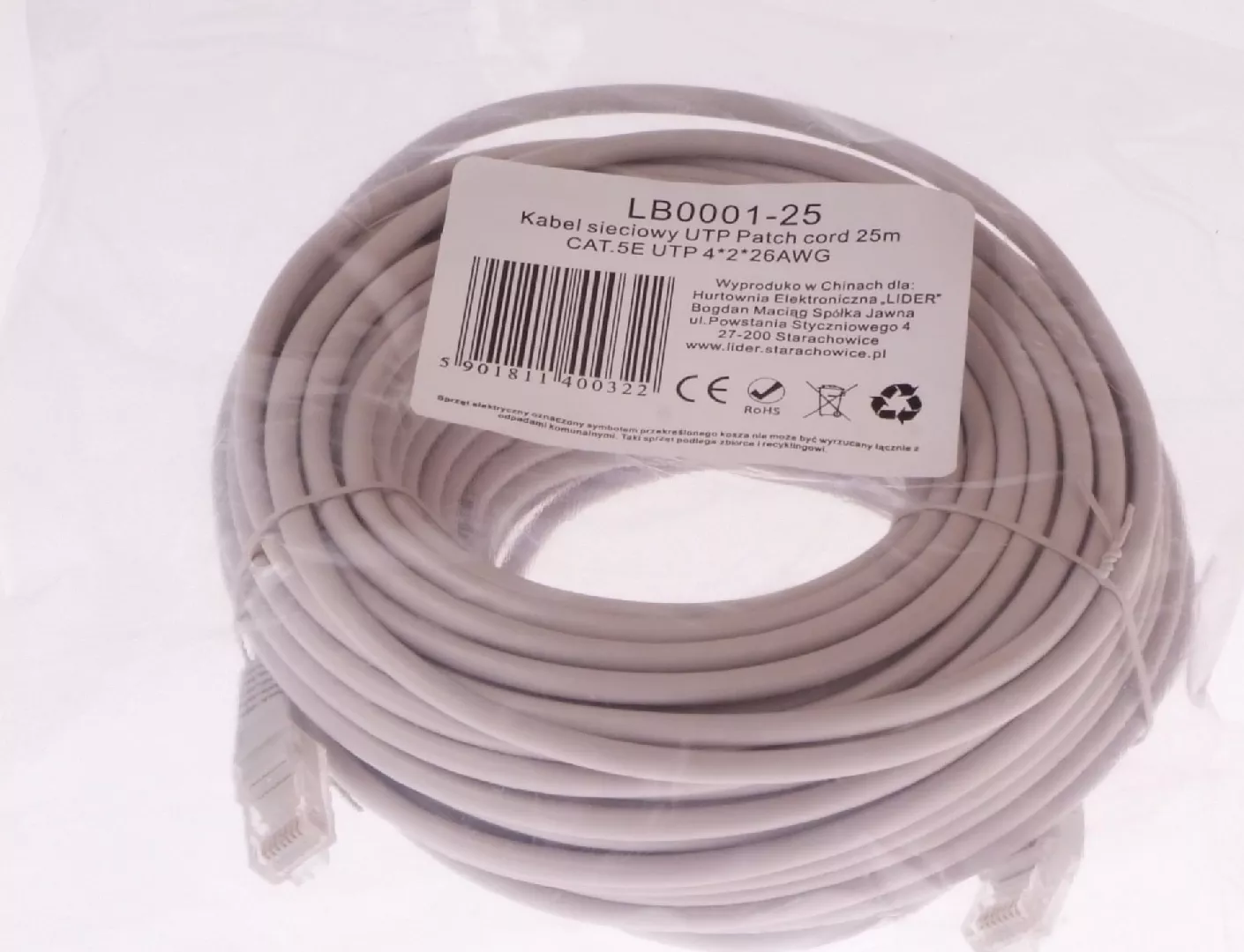 Libox UTP 25m CAT.5E UTP
