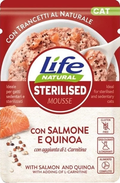 LIFE CAT sasz.70g SALMON STERILISED