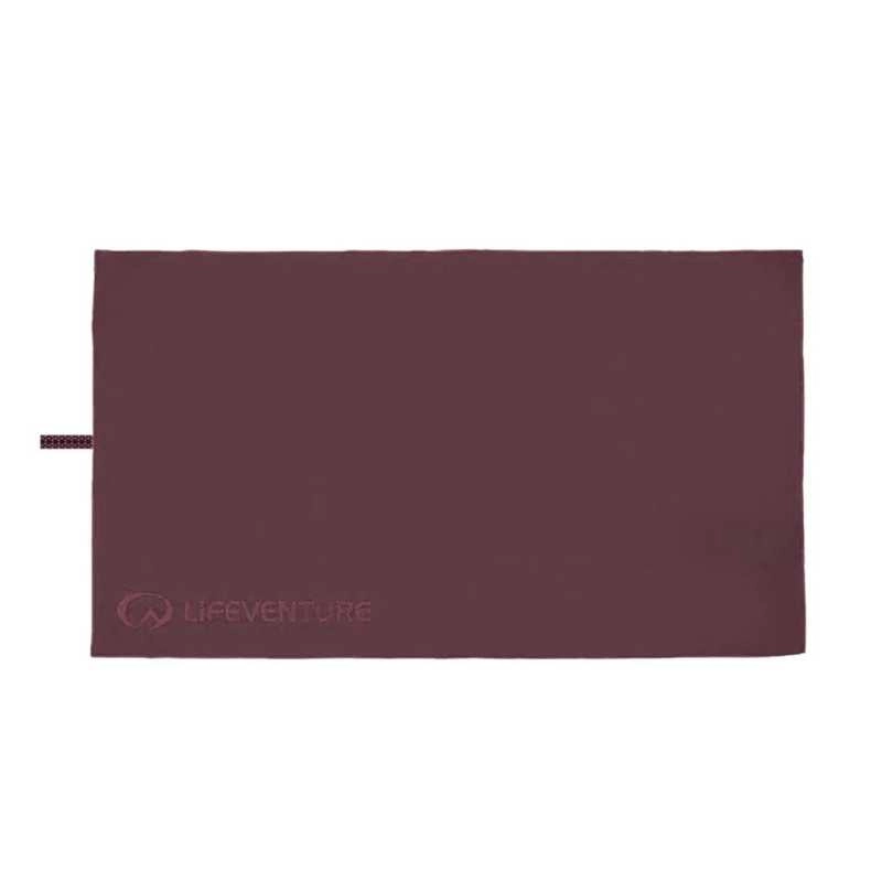Lifeventure recycled soft fiber towel Black
