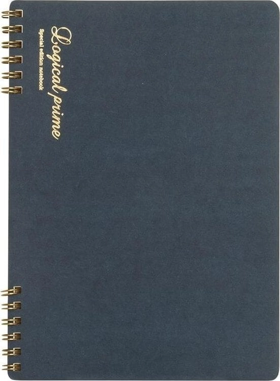 B5 notebook with dots and lines