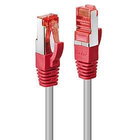 LINDY Patchkabel Cat6 CrossOver S/FTP grau/rot