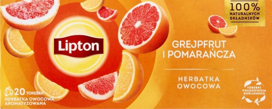 Lipton Herbatka owocowa grejpfrut i pomarańcza