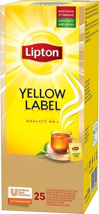 Lipton Black Tea Yellow Label 25