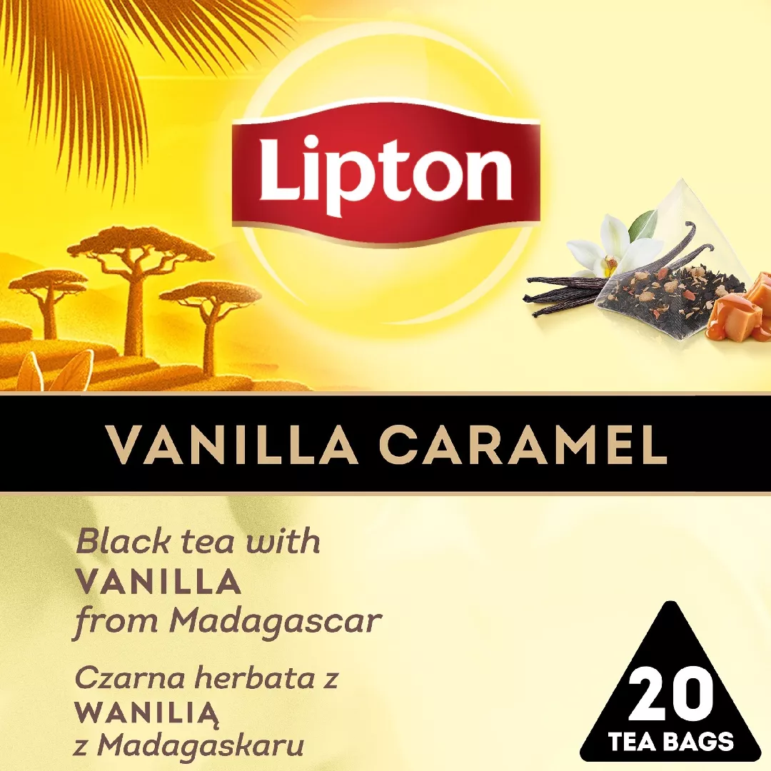 Lipton LIPTON tea pyramids black vanilla