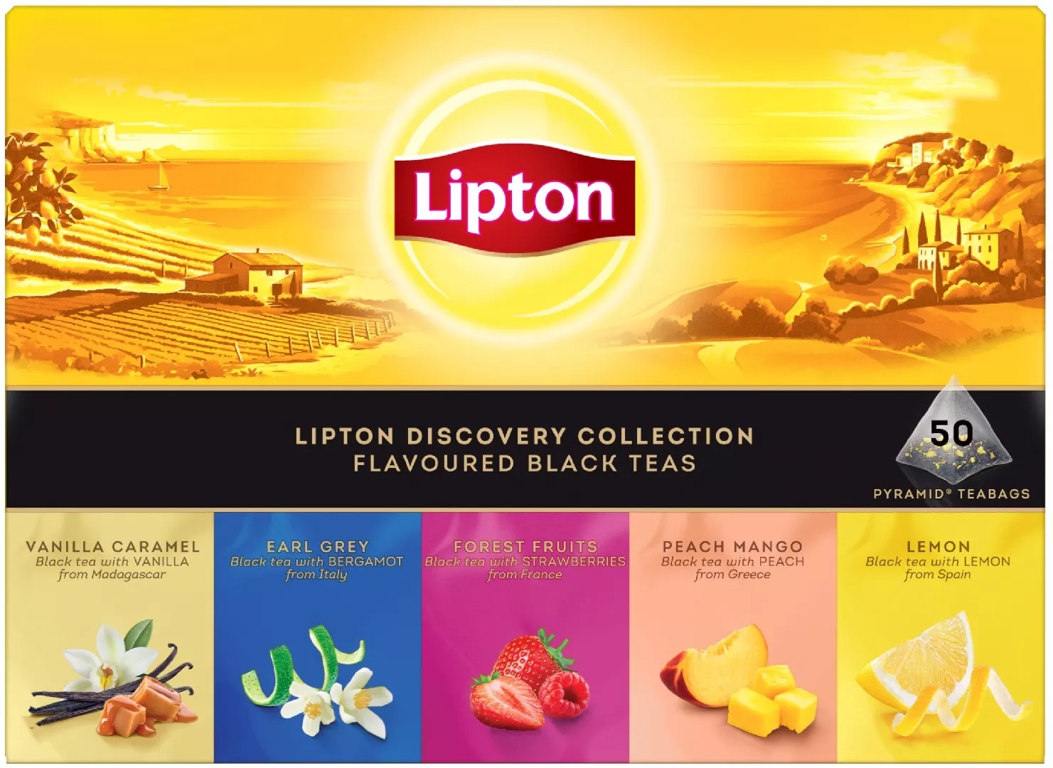 Lipton Zestaw herbat Variety Pack 5x10
