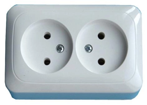 DOUBLE SOCKET WHITE PKL10-009 LIREGUS 14964694
