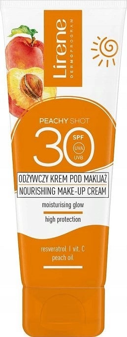 LIRENE_Peachy Shot nourishing make-up cream SPF30