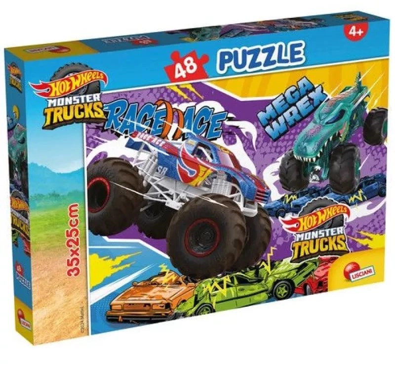 LISCIANI PUZZLE HOT WHEELS M-PLUS 48
