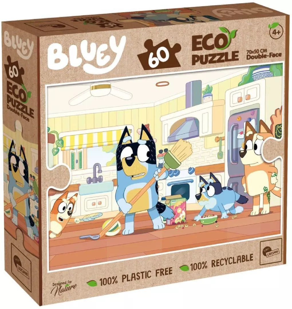 LISCIANI PUZZLE EKO DWUSTRONNE BLUEY 60