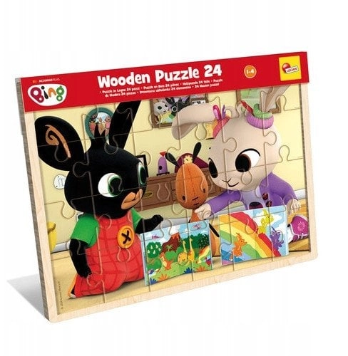 LISCIANI BING WOODEN PUZZLE (24 PIECES)
