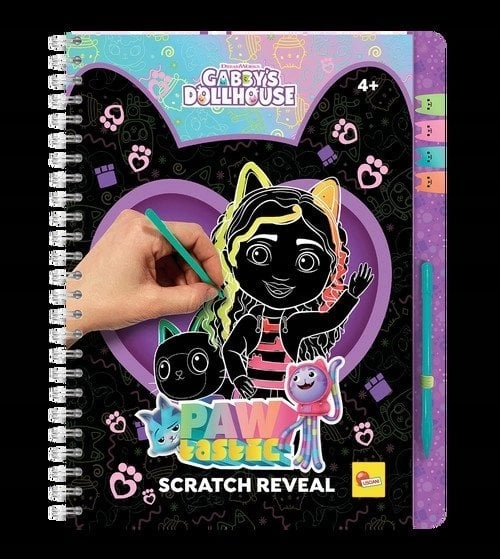 Lisciani Sketchbook Scratch Reveal Gabi`s Cat