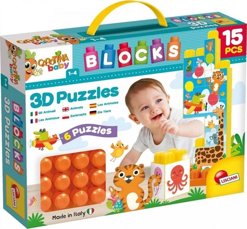 Lisciani Klocki z obrazkami 15 elementów
