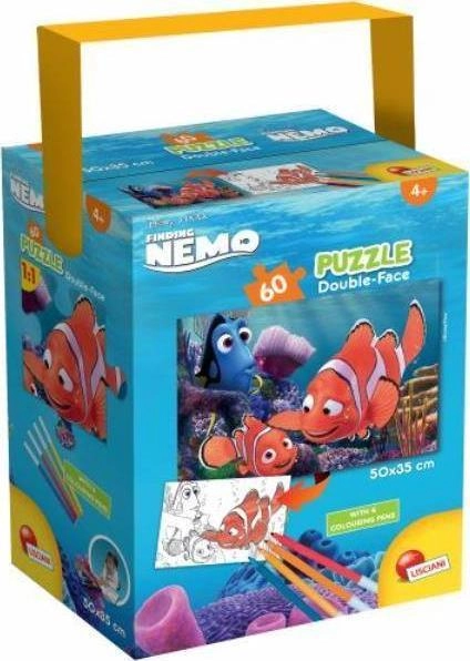 Lisciani Puzzle dwustronne w tubie 60el