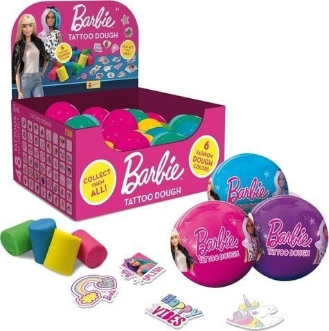 Lisciani Ciastolina z tatuażem Barbie p48