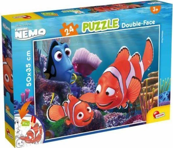 Lisciani Puzzle dwustronne 24el. 50x35cm Nemo