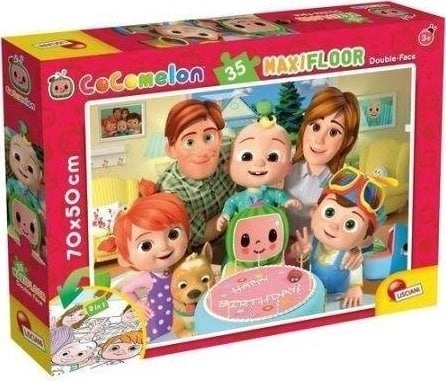 Lisciani LISCIANI COCOMELON DOUBLE-SIDED FLOOR PUZZLE
