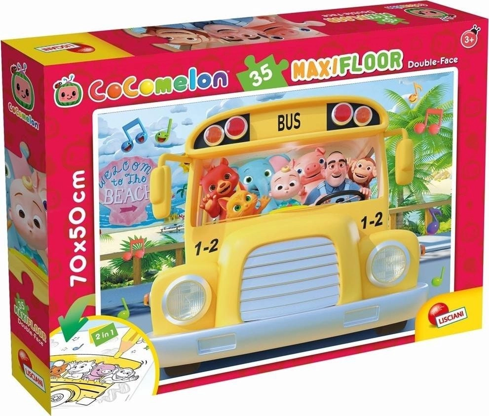 Lisciani LISCIANI COCOMELON DWUSTRONNE PUZZLE PODŁOGOWE