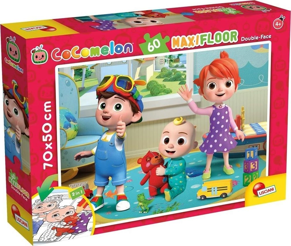 Lisciani LISCIANI COCOMELON DWUSTRONNE PUZZLE PODŁOGOWE