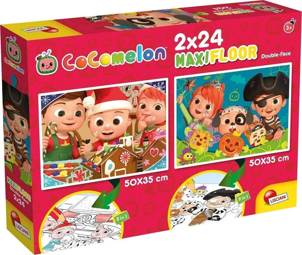 Lisciani LISCIANI COCOMELON DWUSTRONNE PUZZLE PODŁOGOWE